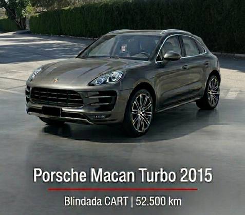 PORSCHE MACAN 3.6 24V V6 TURBO GASOLINA 4P AUTOMÁTICO